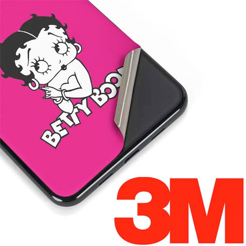 Betty Boop Pink Background Google Pixel 3a XL Skin